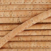 Cordon caucho prespuntado 4 mm Natural x 50cm|raw }}