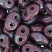 SuperDuo 2,5x5 mm Opaco Amethetst Nebula x10g|raw }}