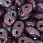 SuperDuo 2,5x5 mm Opaco Amethetst Nebula x10g