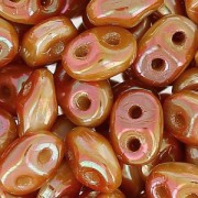 SuperDuo 2,5x5 mm Opaco White Full Apricot x10g