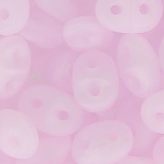 SuperDuo 2,5x5 mm Rosa Water Opal Mat x10g