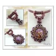 Minos® por Puca® 2.5x3 mm Opaco Lumi Amethyst x5g