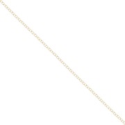 Cadena malla fina 1.8x2.2  mm dorado con oro fino x 1m|raw }}
