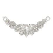 Entrepieza  para cabujones PureCrystal 1028/1088 y 4228 6x3mm rodiado|raw }}