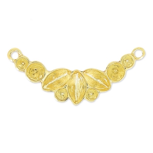 Entrepieza para cabujones PureCrystal 1028/1088 y 4228 6x3mm dorado