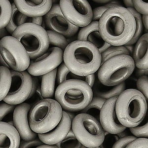 Rocalla Toho Demi Round 8/0 TO8RDR0566 - Metallic Frosted Antique Silver x5g