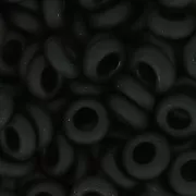 Rocalla Toho Demi Round 8/0 TO8RDR0049F - Jet Mat x5g