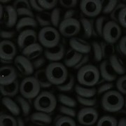 Rocalla Toho Demi Round 11/0 TO11RDR0049F - Opaque Frosted Jet x5g|raw }}