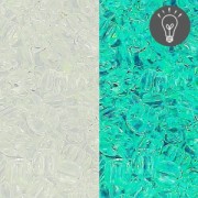 Rocalla Toho 11/0 TO11R2700 - Glow In The Dark - Crystal/Green Splash x8g