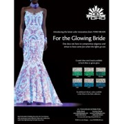 Rocalla Toho 11/0 TO11R2711 - Glow In The Dark - Crystal/Bright Blue x8g