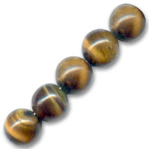 Cuentas Ojo de Tigre 10 mm x5