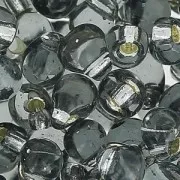 Mini-gotas Miyuki 3.4 mm DP21L - Lt Gray Silver Lined x8g
