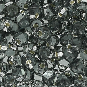 Mini-gotas Miyuki 2.8 mm DP28-0021L - Light Gray Silver Lined x8g