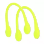 Asas sintéticas - para bolsa de 38 cm Amarillo Fluo x2