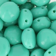 CandyBeads 2-hole 8 mm Green Turquesa x20