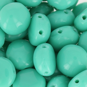 CandyBeads 2-hole 8 mm Green Turquesa x20