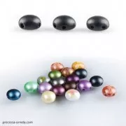 CandyBeads 2-hole 8 mm Green Turquesa x20