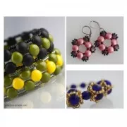 CandyBeads 2-hole 8 mm Green Turquesa x20