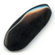 Rectángulo rodado 46x20 mm jet|raw }}