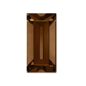 Cabujones rectángulo PureCrystal 4501 4x2 mm Smoked Topaz x8