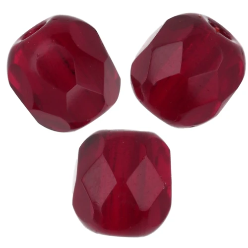 Facetadas 4 mm Siam x50