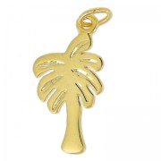 Dije palmera 23 mm de Plata 925 dorado x1|raw }}