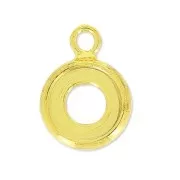 Colgante para strass PureCrystal 2058 2088 6 mm dorado x1