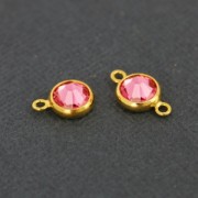 Colgante para strass PureCrystal 2058 2088 6 mm plateado x1