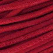 Cordón de cuero efecto ante con doble costura 3 mm Siam x30cm|raw }}