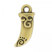 Dije diente 12x6 mm bronce x1|raw }}