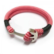 Cierre gancho ancla 37 mm Chapado Plateado envejecido x1