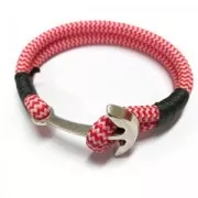 Cierre gancho ancla 37 mm Chapado Plateado envejecido x1