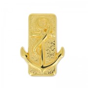 Cuenta pasador decoración ancla para cordones 3 mm Dorado con oro fino x1|raw }}