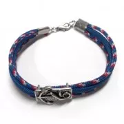 Cuenta pasador decoración ancla para cordones 3 mm Dorado con oro fino x1