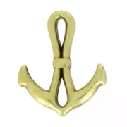 Entrepieza ancla 23x19 mm bronce x1