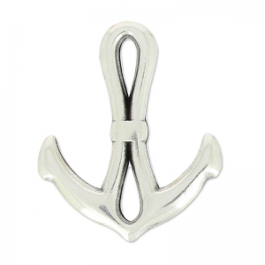 Entrepieza ancla 23x19 mm Chapado Plateado envejecido x1