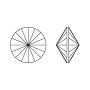 Cabujón PureCrystal 1122 Rivoli 14 mm Light Turquoise Custom Pastel x1