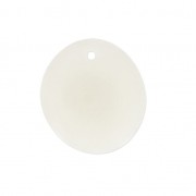 Cuentas de Tagua corte fino 25-35 mm Natural x1