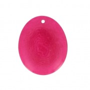 Cuentas de Tagua corte fino 25-35 mm Fucsia x1|raw }}