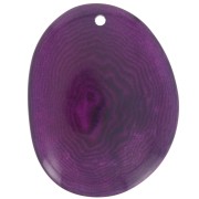Cuentas de Tagua corte fino 25-35 mm Morado x1|raw }}