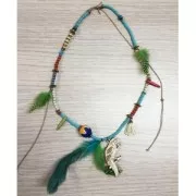 Colgante Papagayo 51x40 mm de madera Natural x1