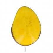 Semilla de Tagua trabajada 35-50 mm Amarillo x 1|raw }}