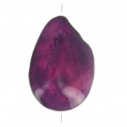 Semilla de Tagua trabajada 35-50 mm Morado x 1