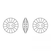 Botón PureCrystal 3019 12 mm Rosaline