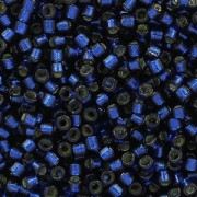 Miyuki Delica Duracoat 11/0 DB2191 - Dyed Navy Silver Lined x8g|raw }}