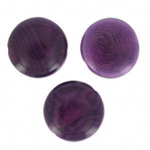 Disco de Tagua 12 mm Morado x 4