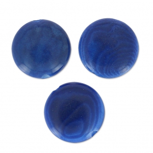 Disco de Tagua 12 mm Azul x 4