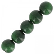 Cuentas redondas de Tagua 5 mm Verde x 8|raw }}