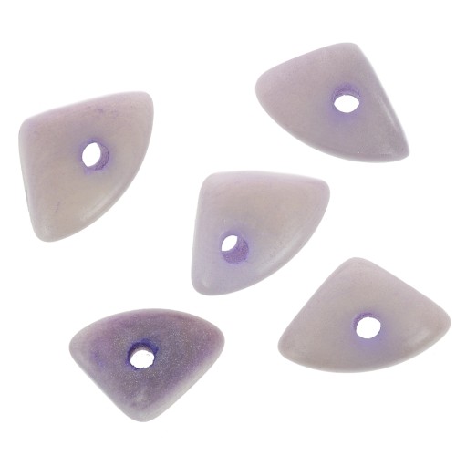 Chips de Tagua 10 mm Lila x 5