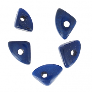 Chips de Tagua 10 mm Azul x 5